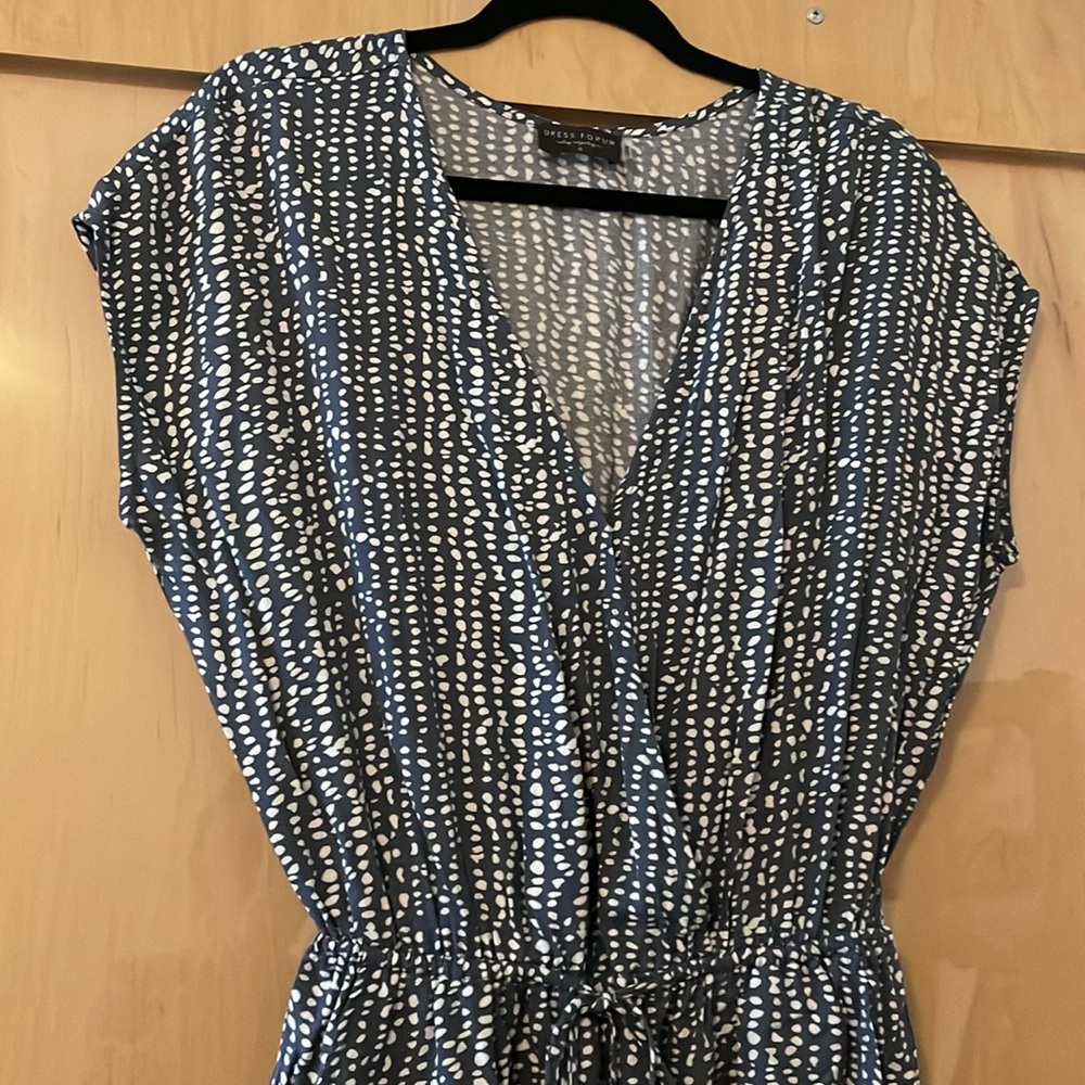 Dress Forum Blue Printed Jumpsuit